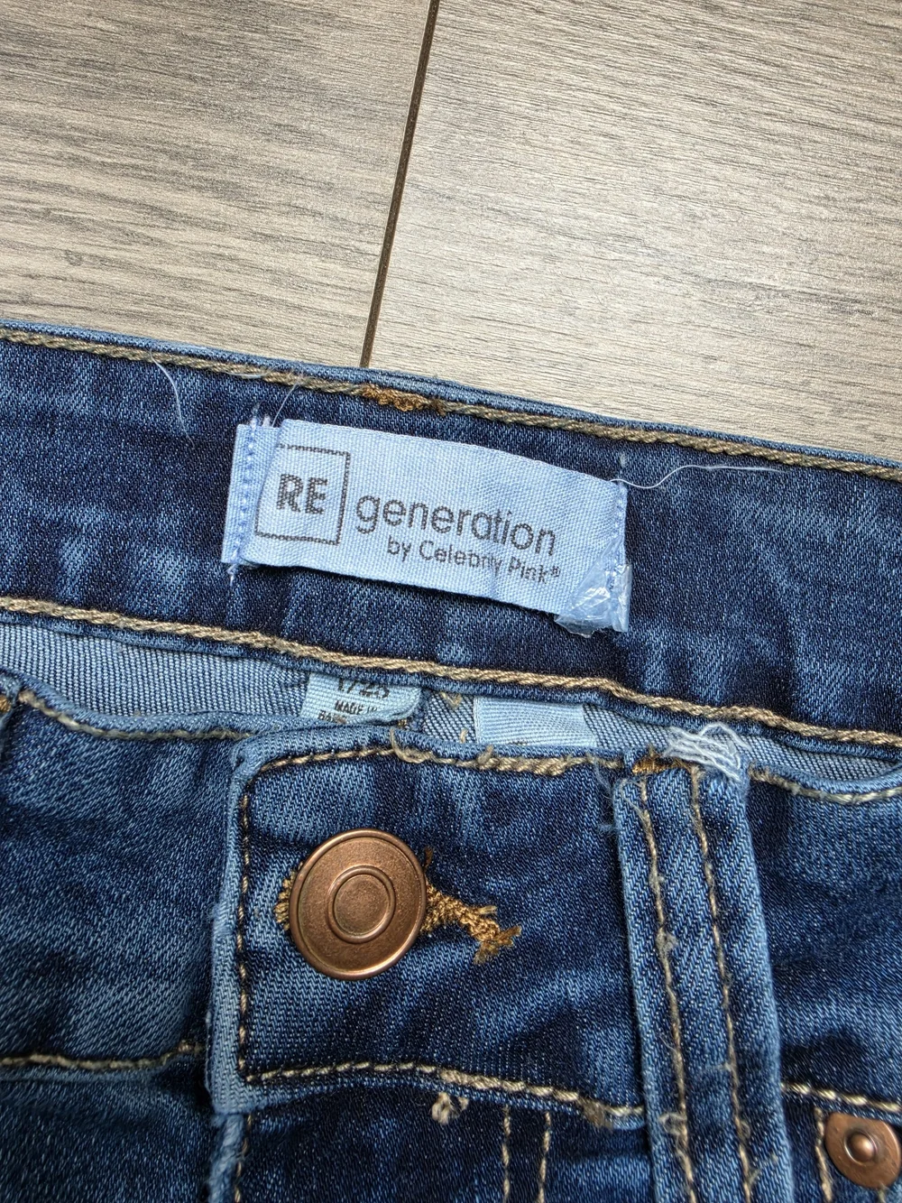 Celebrity Pink Dark Blue Bootcut Jeans